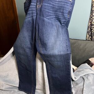 Vigoss Women's Dark Blue Straight Leg Pants